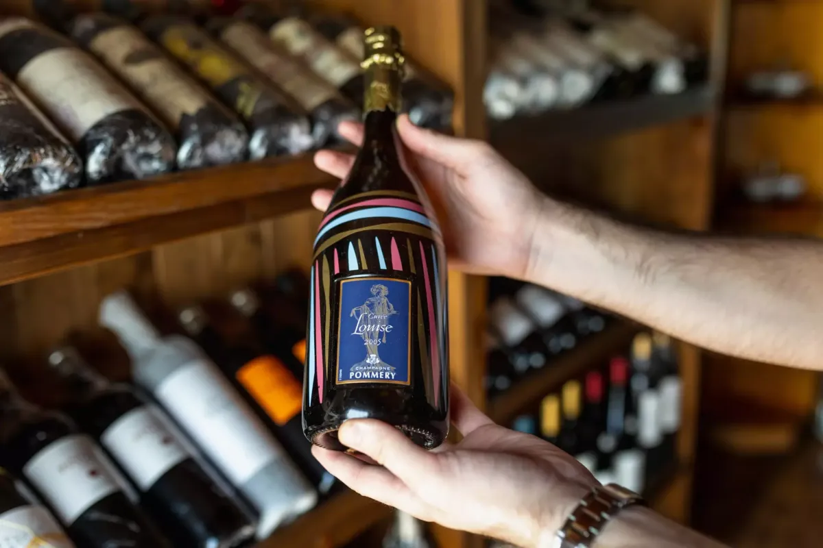 Botella de Champagne